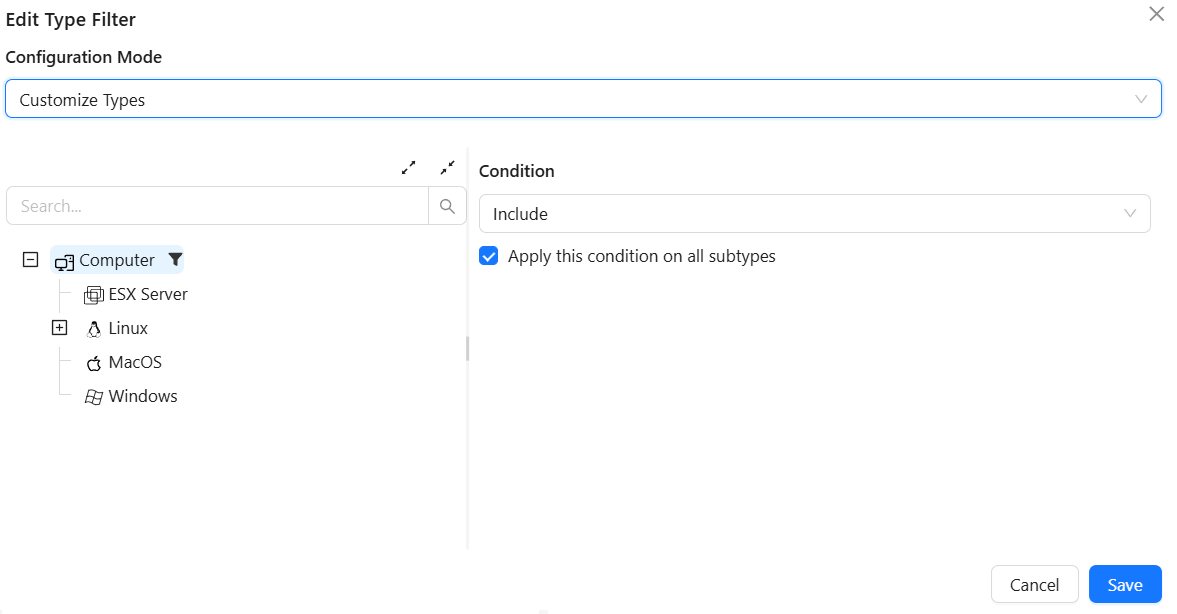 Customize Types