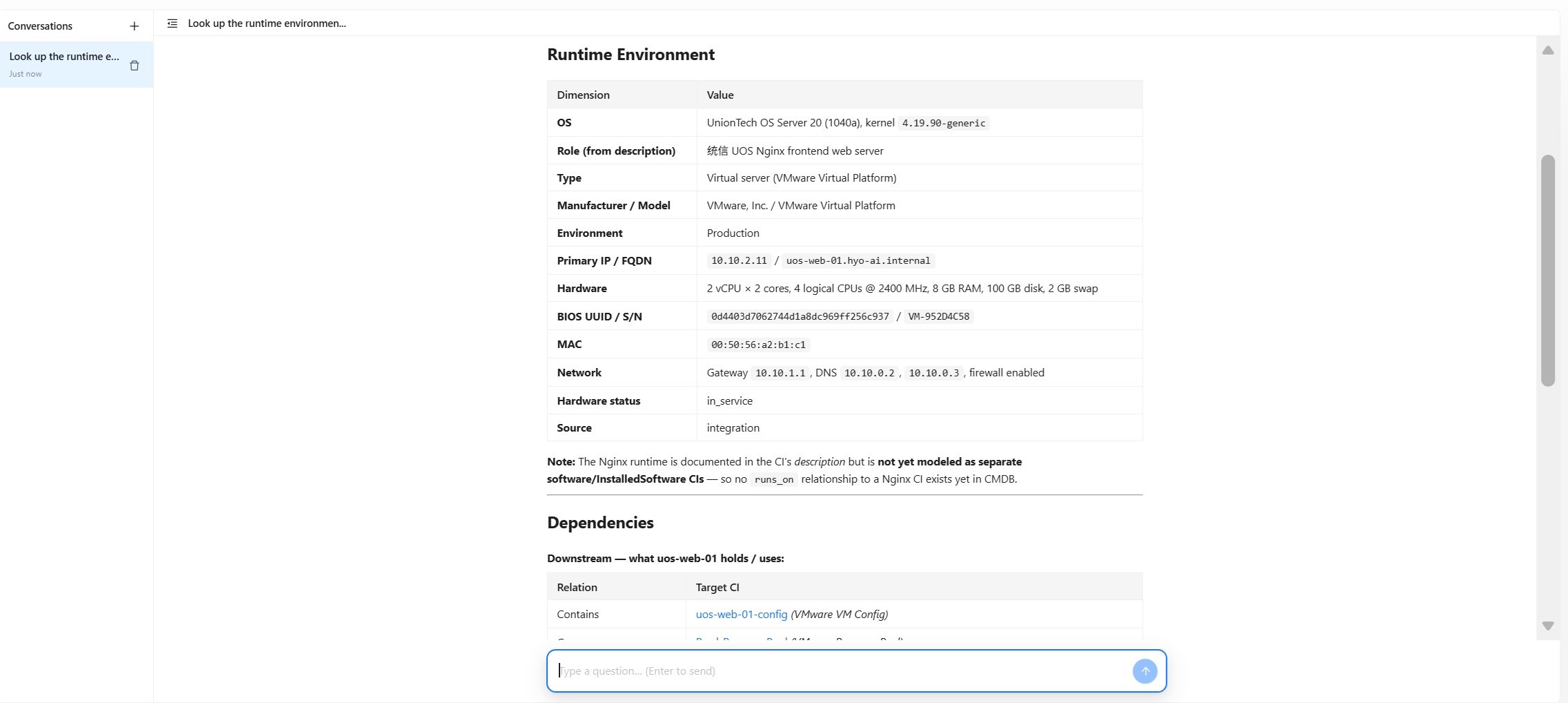 Collie query CI